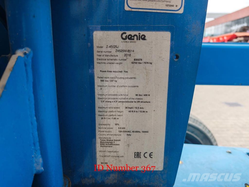 Genie Z45/25J Bi-Energy Zglobne podizne platforme