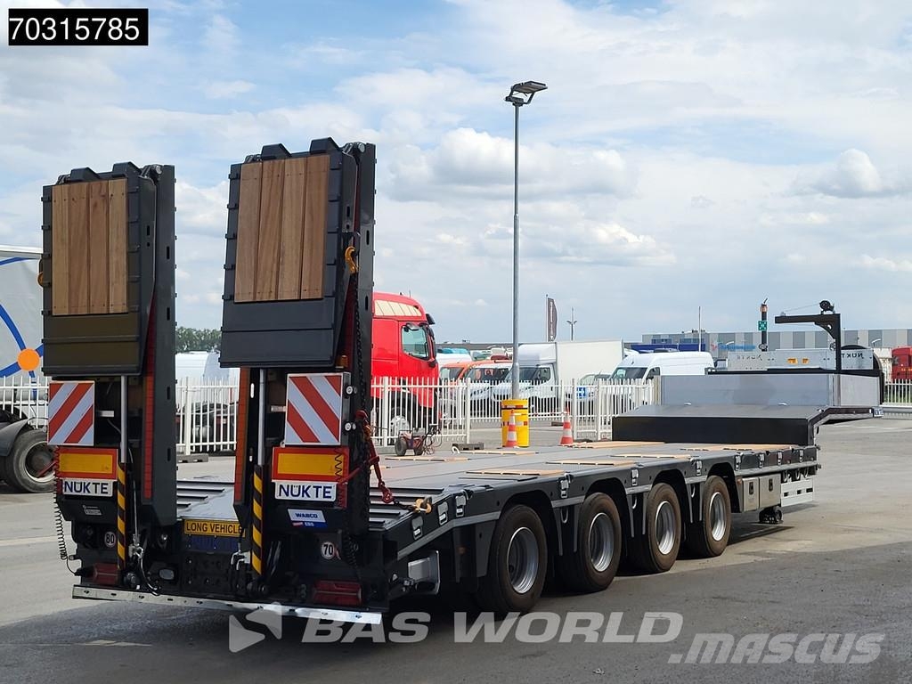  NUKTE NKTL4 NEW Lift + 2xSteering Axle Ramps Puoliperävaunulavetit