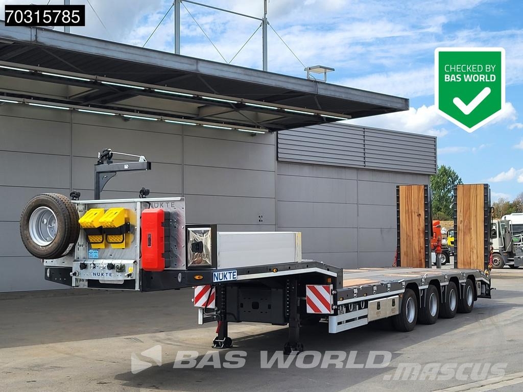  NUKTE NKTL4 NEW Lift + 2xSteering Axle Ramps Puoliperävaunulavetit