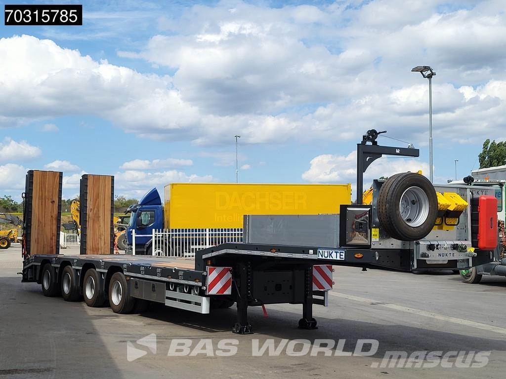  NUKTE NKTL4 NEW Lift + 2xSteering Axle Ramps Puoliperävaunulavetit