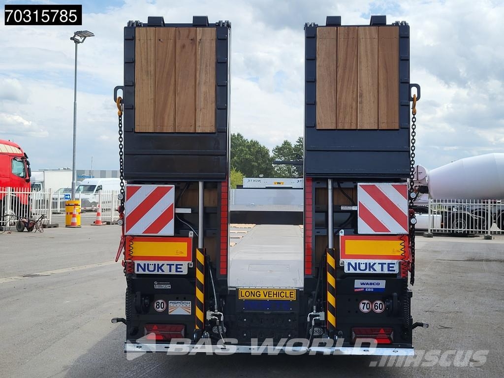  NUKTE NKTL4 NEW Lift + 2xSteering Axle Ramps Puoliperävaunulavetit