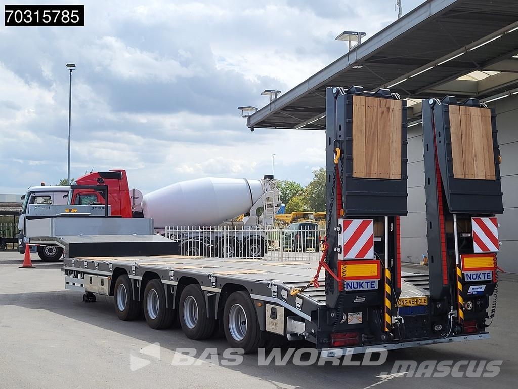  NUKTE NKTL4 NEW Lift + 2xSteering Axle Ramps Puoliperävaunulavetit