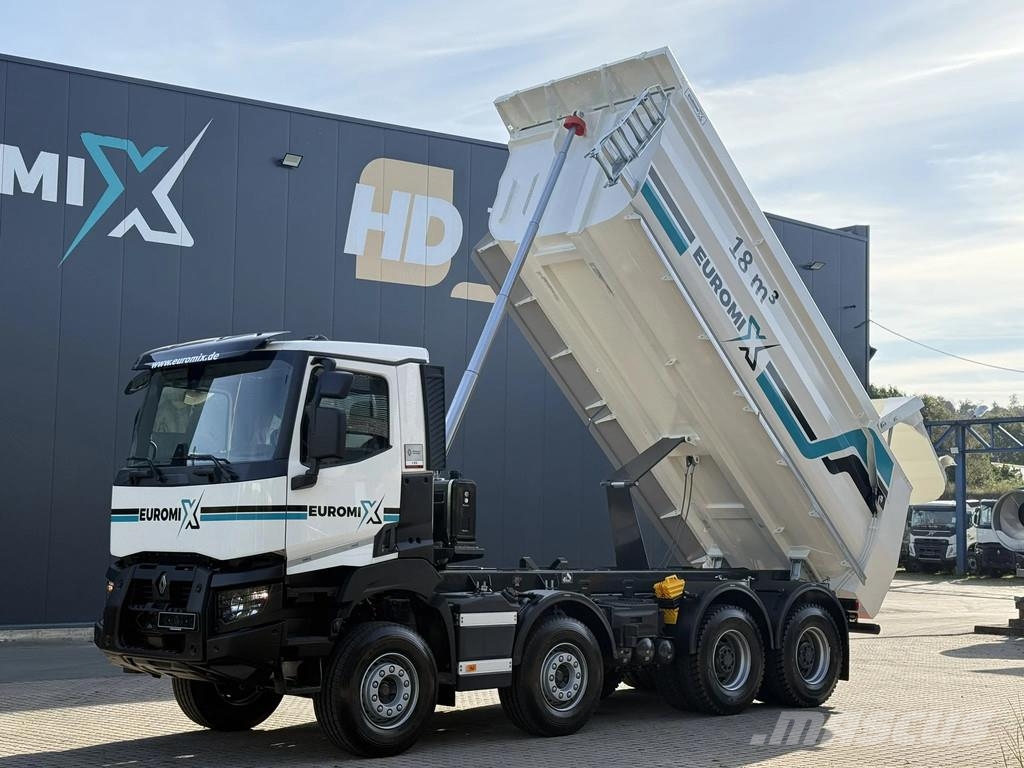 Renault K 480 Renault K480 8X4 EuromixMTP TMK 18 Kipper hy Kiper tovornjaki