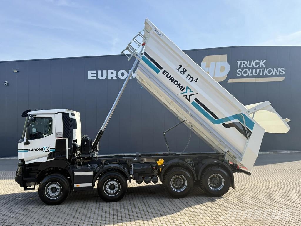 Renault K 480 Renault K480 8X4 EuromixMTP TMK 18 Kipper hy Kiper tovornjaki