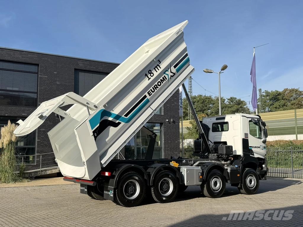 Renault K 480 Renault K480 8X4 EuromixMTP TMK 18 Kipper hy Sora- ja kippiautot