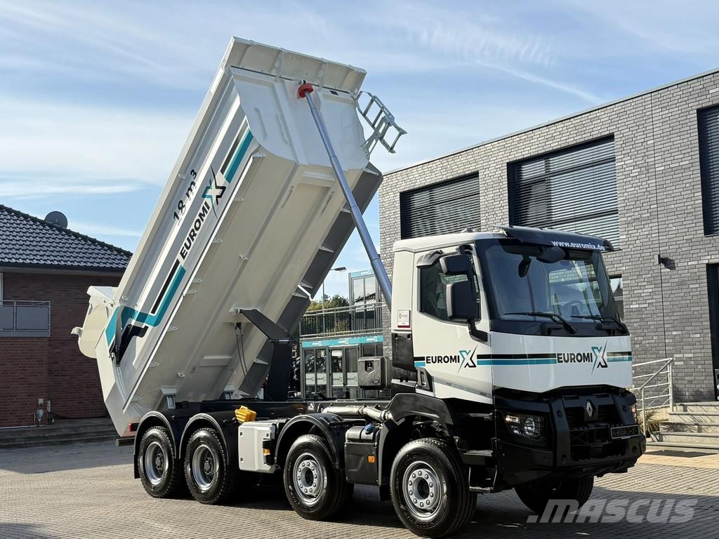 Renault K 480 Renault K480 8X4 EuromixMTP TMK 18 Kipper hy Kiper tovornjaki