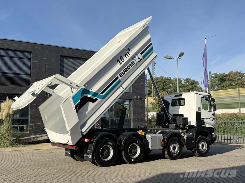 Renault K 480 Renault K480 8X4 EuromixMTP TMK 18 Kipper hy Kiper tovornjaki