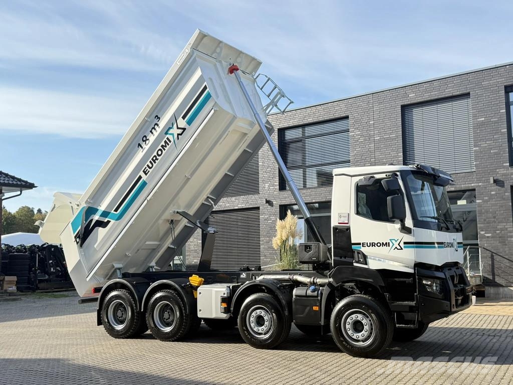 Renault K 480 Renault K480 8X4 EuromixMTP TMK 18 Kipper hy Kiper tovornjaki