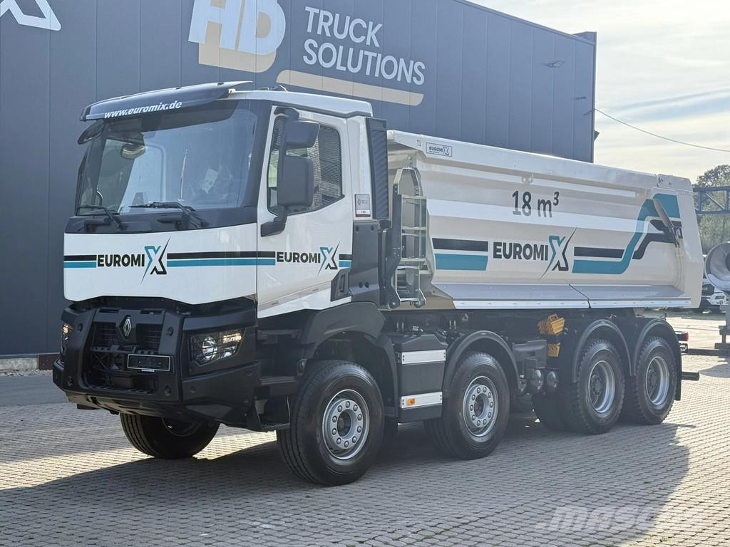 Renault K 480 Renault K480 8X4 EuromixMTP TMK 18 Kipper hy Kiper tovornjaki