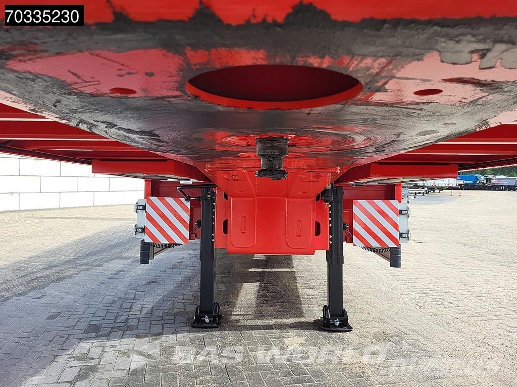 Lider 3 axles New 2xSteering 1x Liftaxle Ramps Mélybölcsős félpótkocsik