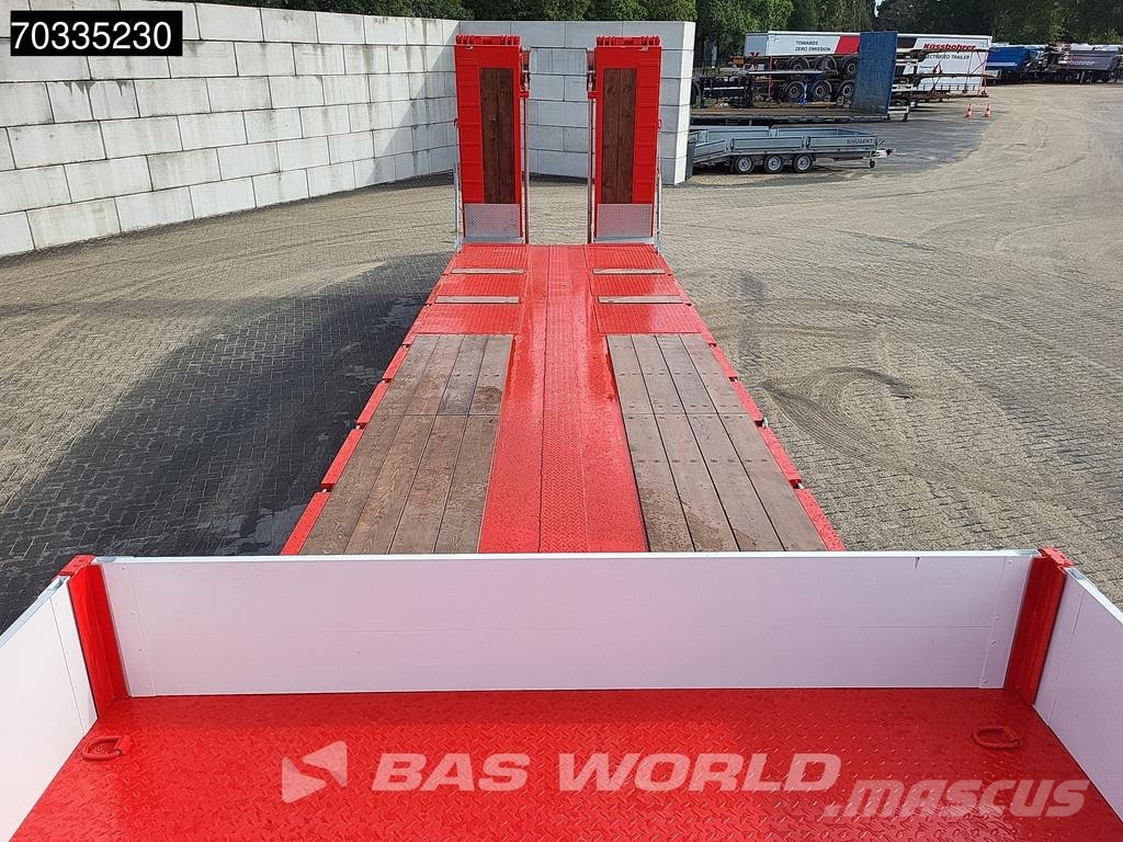 Lider 3 axles New 2xSteering 1x Liftaxle Ramps Mélybölcsős félpótkocsik