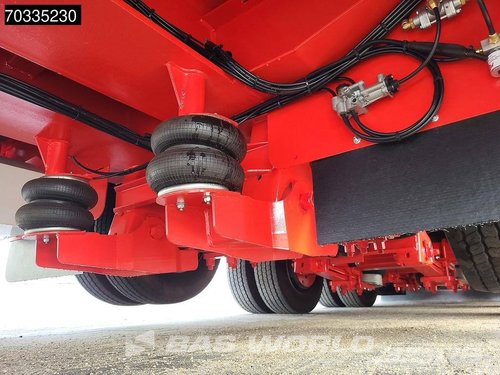 Lider 3 axles New 2xSteering 1x Liftaxle Ramps Mélybölcsős félpótkocsik