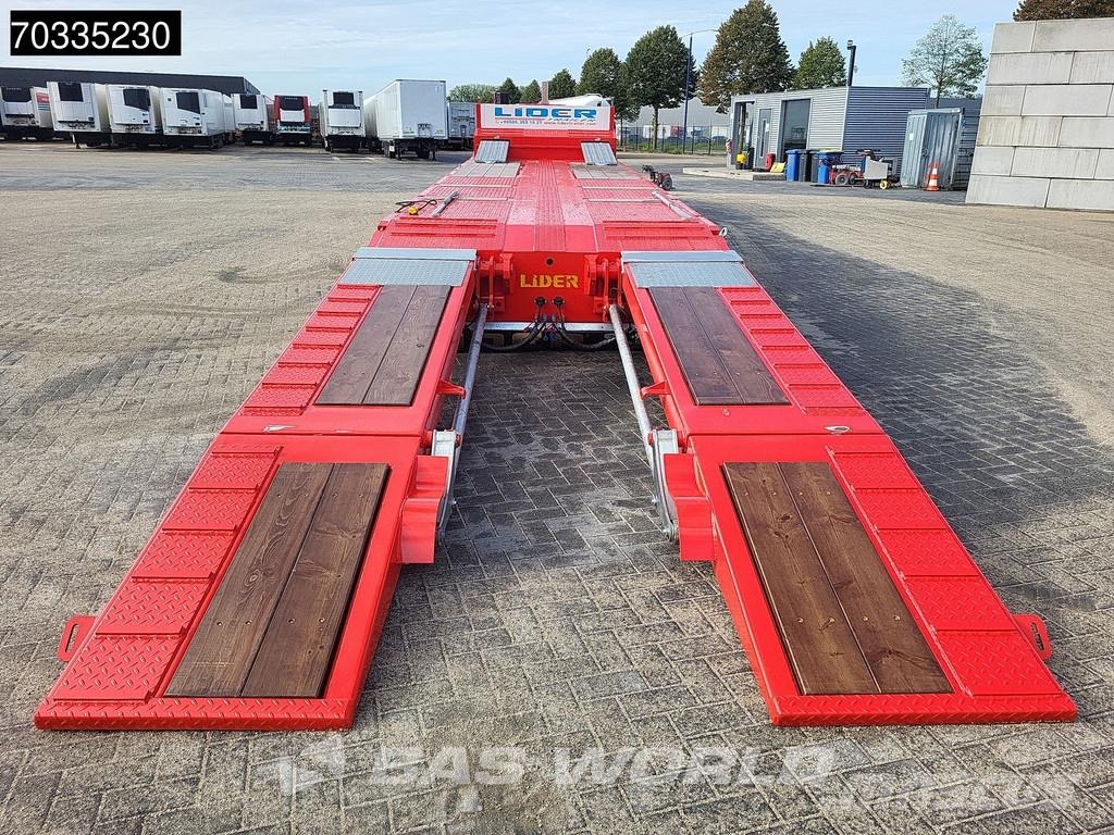 Lider Yar? römork 3 axles New 1xSteering 1x Liftaxle Ram Semirimorchi Ribassati