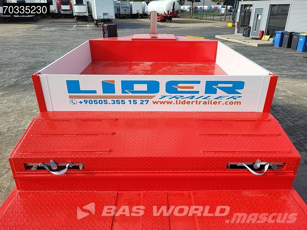 Lider Yar? römork 3 axles New 1xSteering 1x Liftaxle Ram Semirimorchi Ribassati
