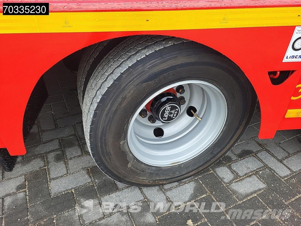 Lider Yar? römork 3 axles New 1xSteering 1x Liftaxle Ram Semirimorchi Ribassati