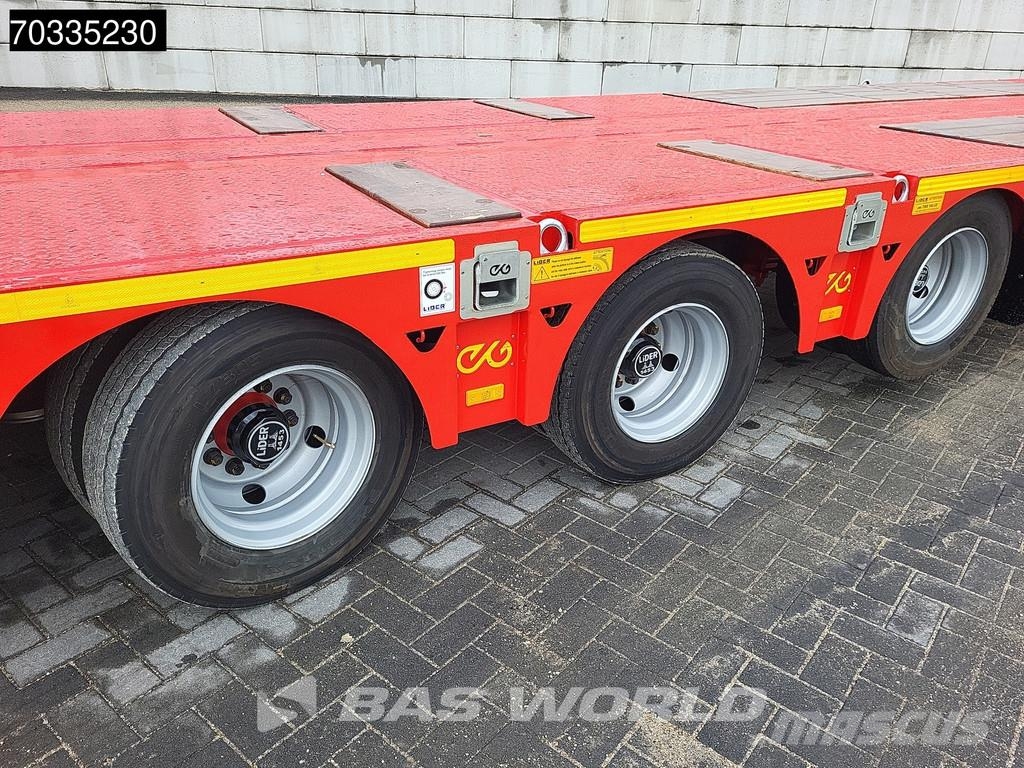 Lider Yar? römork 3 axles New 1xSteering 1x Liftaxle Ram Semirimorchi Ribassati