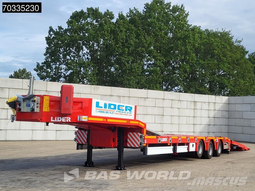 Lider Yar? römork 3 axles New 1xSteering 1x Liftaxle Ram Semirimorchi Ribassati