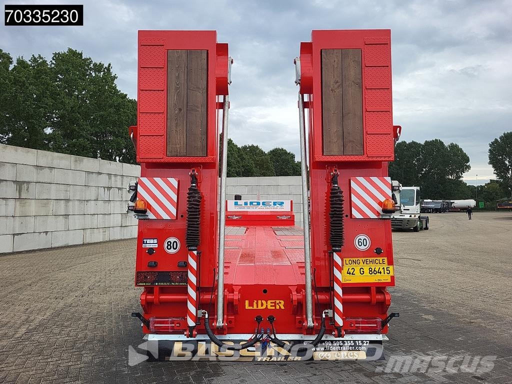 Lider Yar? römork 3 axles New 1xSteering 1x Liftaxle Ram Semirimorchi Ribassati