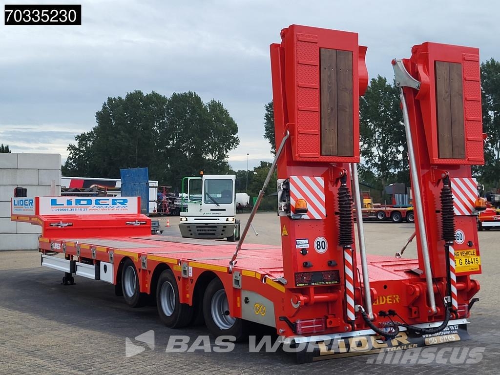 Lider Yar? römork 3 axles New 1xSteering 1x Liftaxle Ram Semirimorchi Ribassati