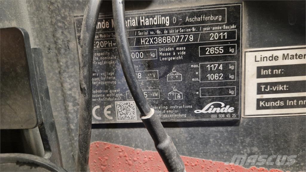 Linde E20PH -01 Electric forklifts
