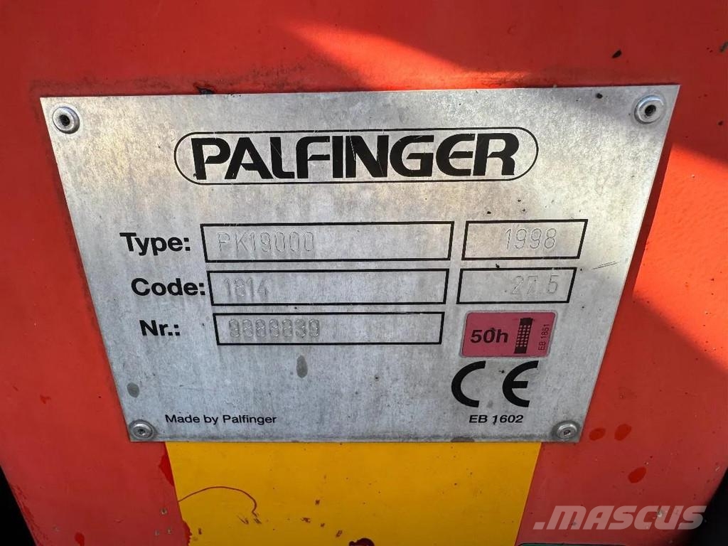 Ginaf M 3232 S 6X2 - EURO 2 + PALFINGER PK19000 + REMOTE Koukkulava kuorma-autot