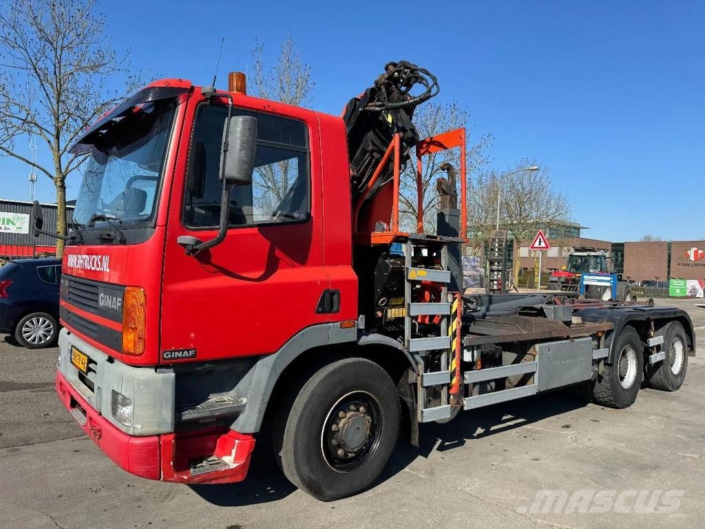 Ginaf M 3232 S 6X2 - EURO 2 + PALFINGER PK19000 + REMOTE Koukkulava kuorma-autot