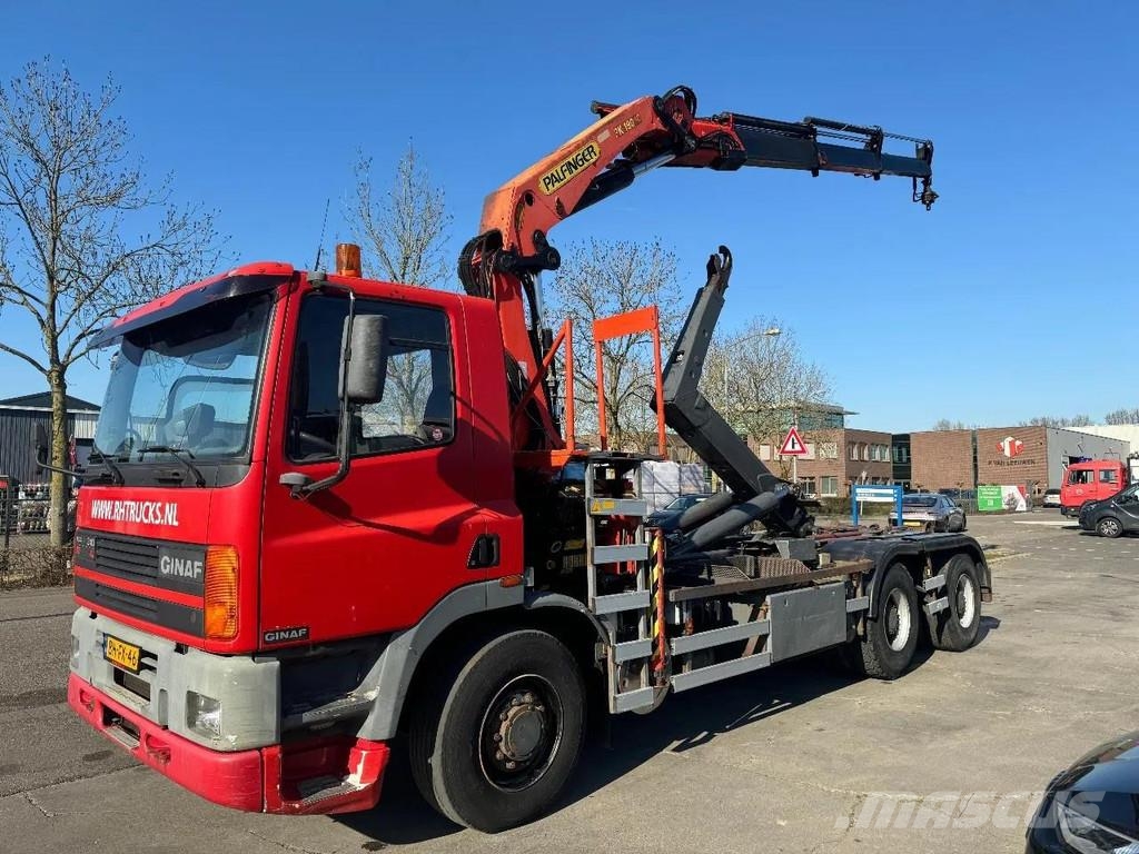 Ginaf M 3232 S 6X2 - EURO 2 + PALFINGER PK19000 + REMOTE Koukkulava kuorma-autot