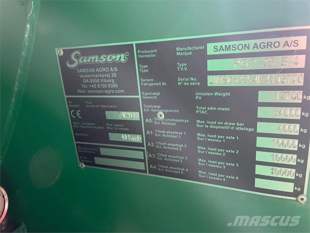 Samson PG II 25 *Kommission* Poranyag tartályos