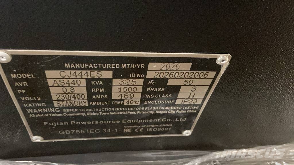  DPX CJ444ES - 325 kVA Alternator - DPX-33910 Citi ģeneratori