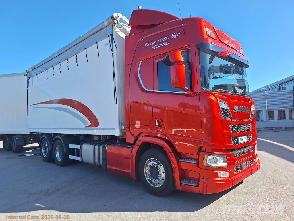 Scania R660 LB6x2*4 Camiones de volteo para virutas de madera