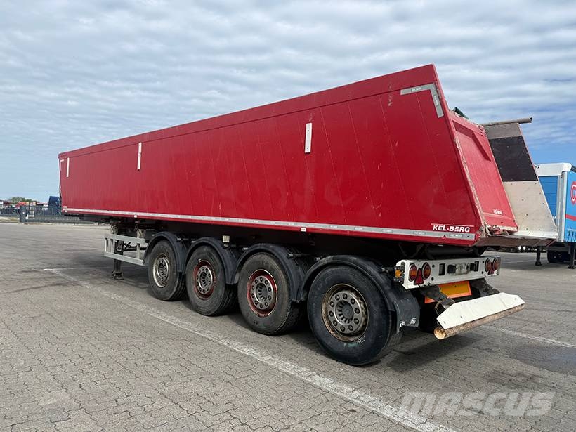 Kel-Berg Tipper / Alukastenmulde Kipper 37 m3 Semi-reboques basculantes