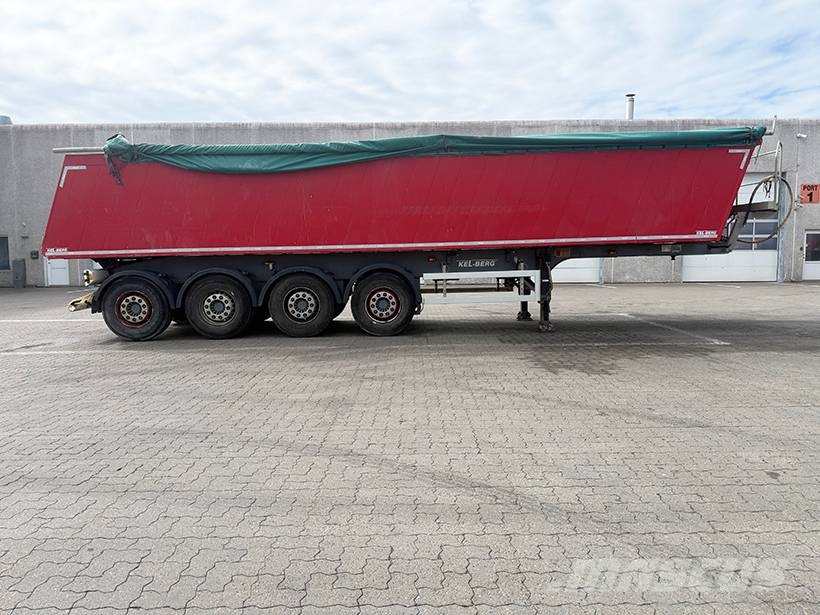 Kel-Berg Tipper / Alukastenmulde Kipper 37 m3 Semi-reboques basculantes