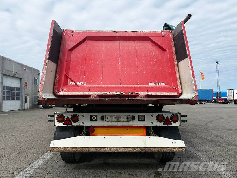 Kel-Berg Tipper / Alukastenmulde Kipper 37 m3 Semi-reboques basculantes