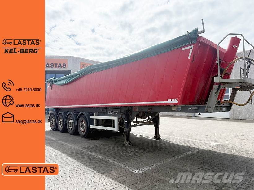 Kel-Berg Tipper / Alukastenmulde Kipper 37 m3 Semi-reboques basculantes