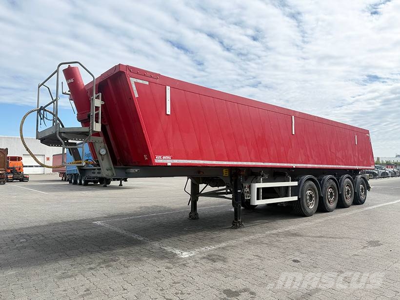 Kel-Berg Tipper / Alukastenmulde Kipper 37 m3 Semi-reboques basculantes
