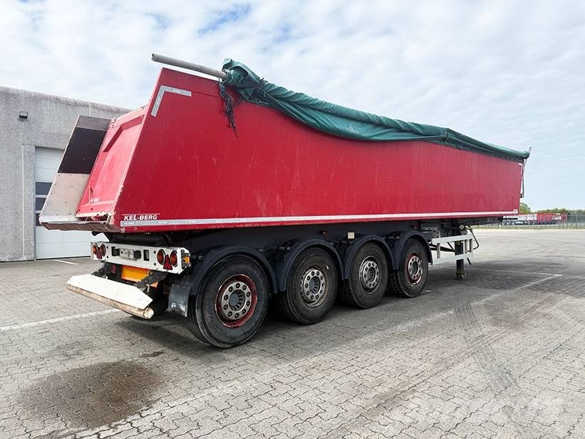 Kel-Berg Tipper / Alukastenmulde Kipper 37 m3 Semi-reboques basculantes