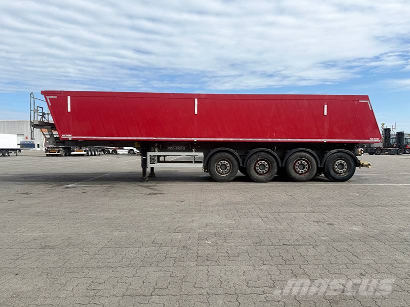 Kel-Berg Tipper / Alukastenmulde Kipper 37 m3 Semi-reboques basculantes