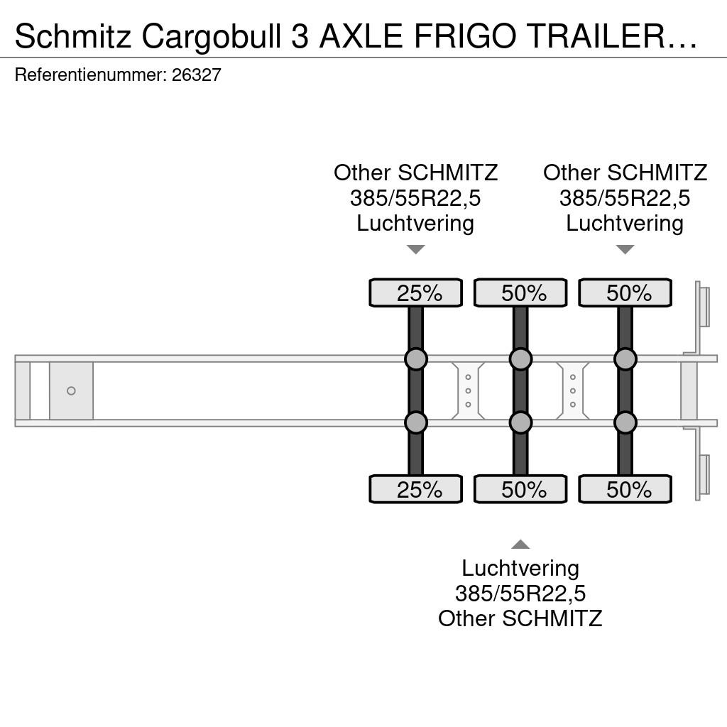 Schmitz Cargobull 3 AXLE FRIGO TRAILER WITH THERMO KING SLXi Temperature controlled semi-trailers