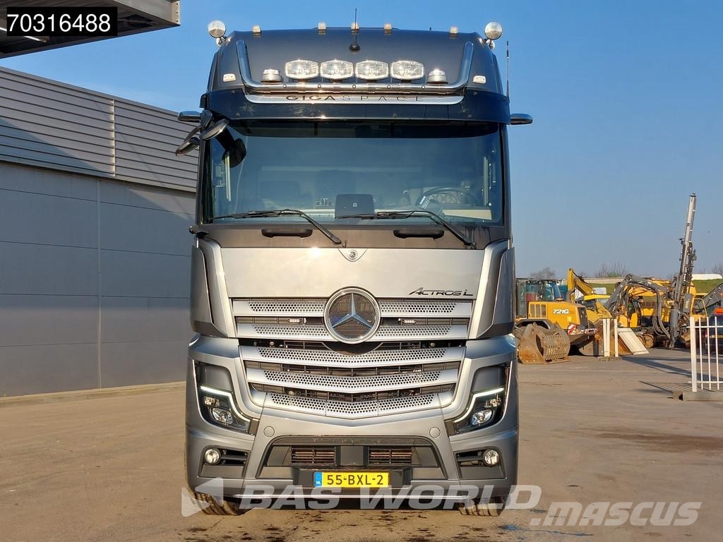 Mercedes-Benz Actros L 2848 6X2 HTS 30 tons cable system Lift-Ax Hook lift trucks