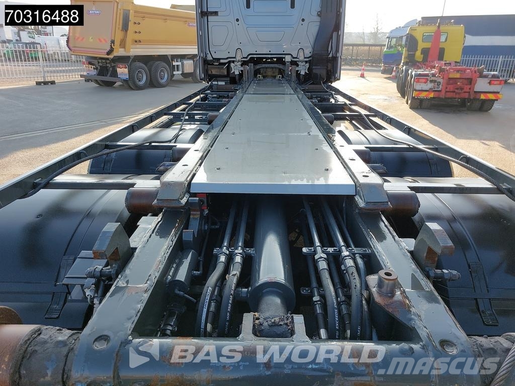 Mercedes-Benz Actros L 2848 6X2 HTS 30 tons cable system Lift-Ax Hákový nosič kontejnerů