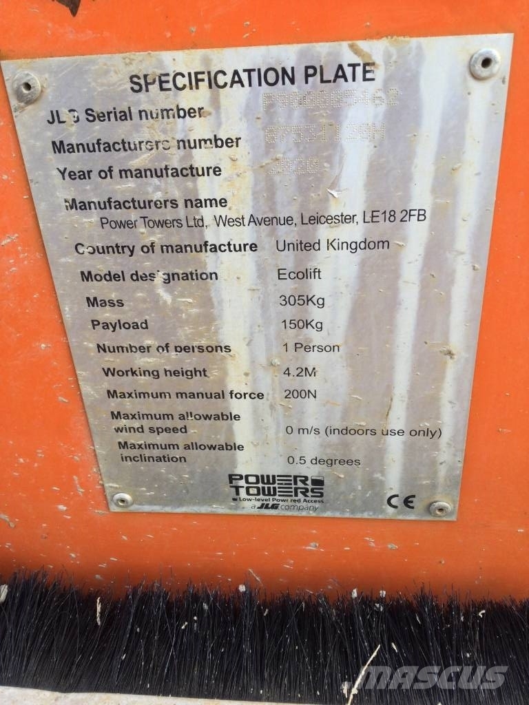 JLG Ecolift 50 (319kg total weight reliable lift) 客货电梯
