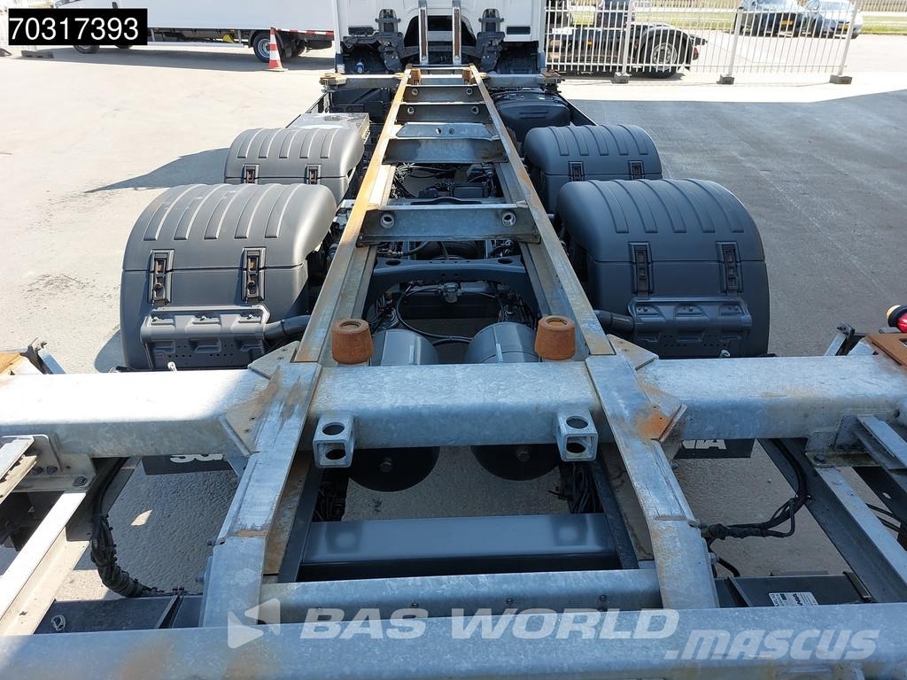 Scania P500 P 6X2 2500kg Ladebordwand BDF Lift+steering a Vaihtolava-autot