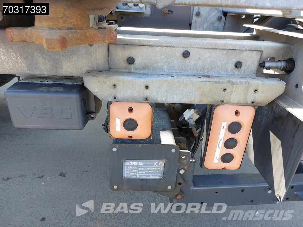 Scania P500 P 6X2 2500kg Ladebordwand BDF Lift+steering a Vaihtolava-autot
