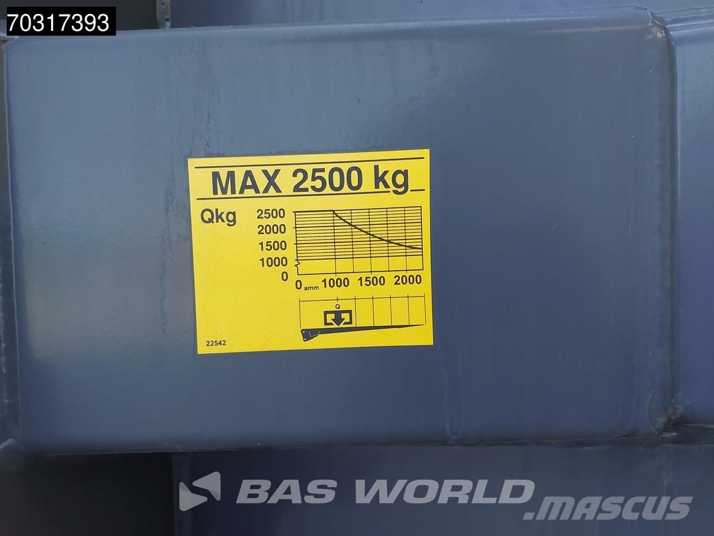 Scania P500 P 6X2 2500kg Ladebordwand BDF Lift+steering a Vaihtolava-autot