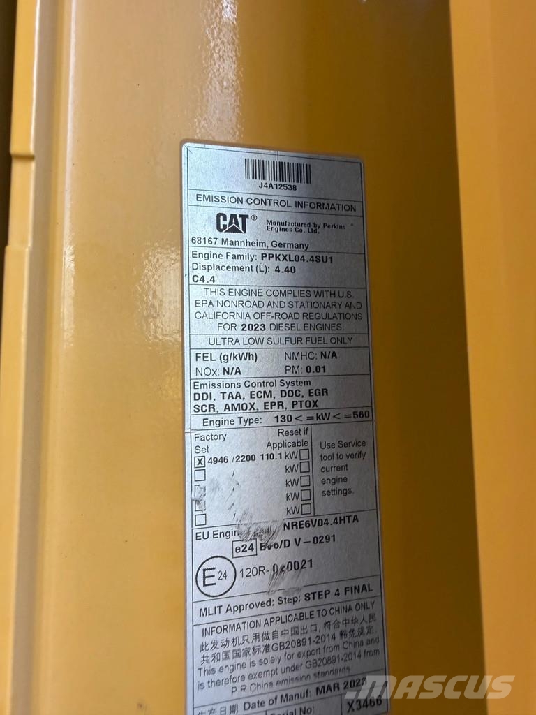 CAT M316 Next gen 휠 굴삭기