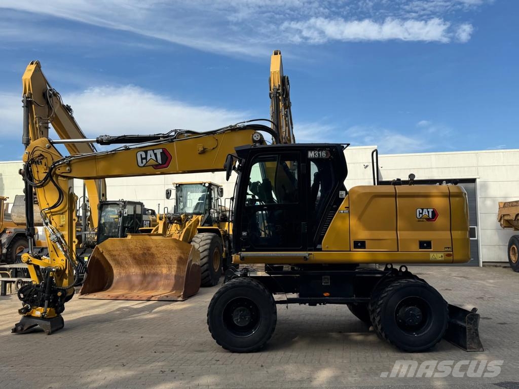 CAT M316 Next gen 휠 굴삭기