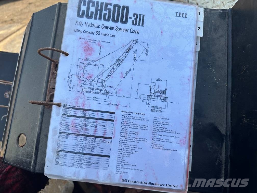IHI CCH 500 - 3 ( 50tons 33M ) Гусеничные краны
