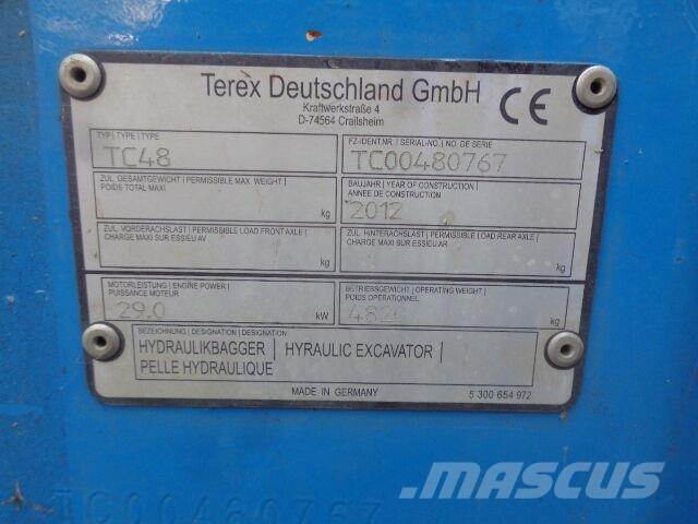Terex TC48 Minigravere <7t