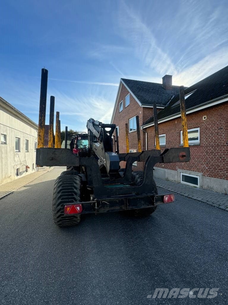 Valtra T 214 D TwinTrac SkyView m. kronos 150 skovvogn Tratores florestais
