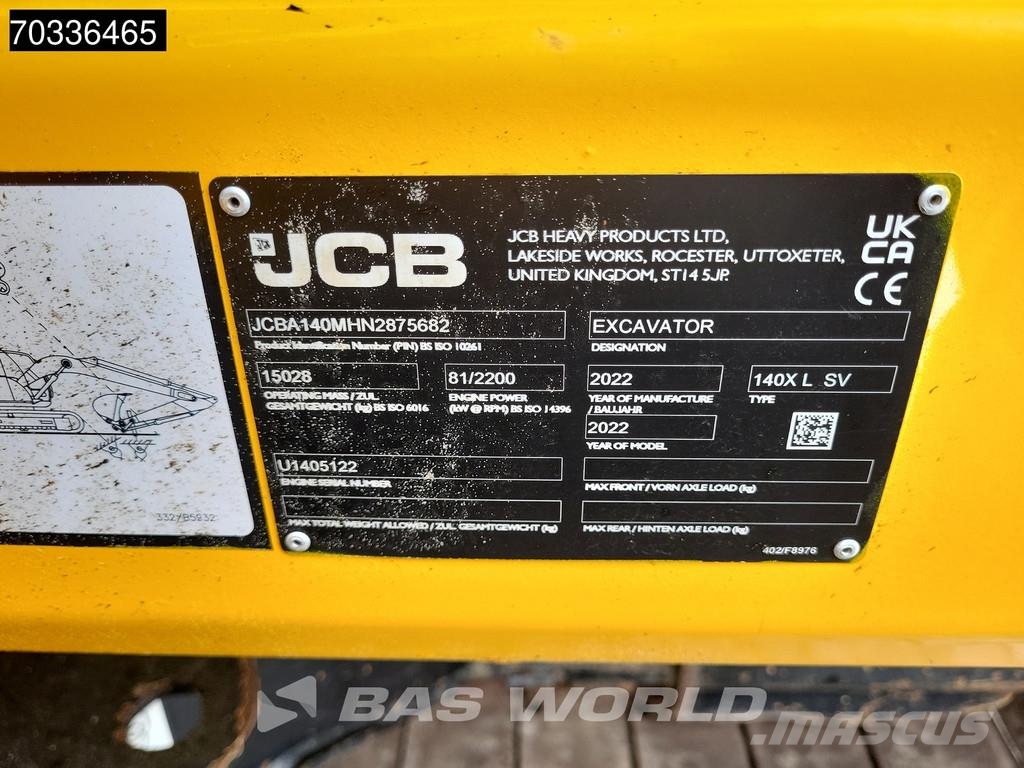 JCB 140X L SV Bagri goseničarji